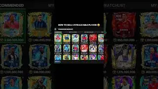 HOW TO SELL UNTRADEABLE PLAYER IN FC MOBILE 