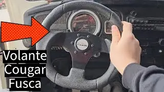 Coloquei um Volante da Cougar no meu Fusca de 28cm - Item 2