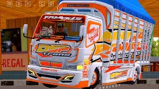 TERBARU🔥 | Livery DSP TRANS Mod Truck Canter N7 Wahyu Abadi 02