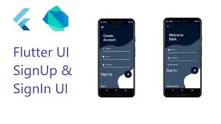 Authentication UI | Flutter | Login & Sign Up Screen|Speed Code