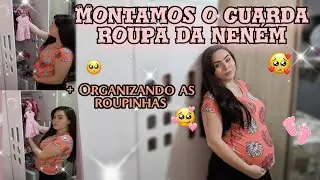 Guarda roupa da bebê/ Organizando as roupinhas da Ayla 🥰❤️
