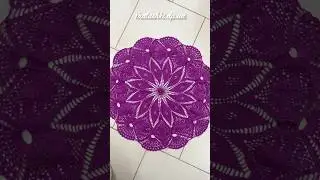 Связанная крючком салфетка. Crocheted doily #вязание #крючком #салфеткакрючком #crochetdoily