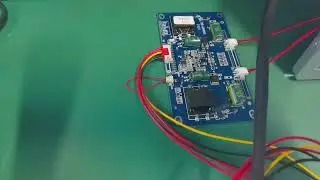 The connection details of 27 inch LCD kit