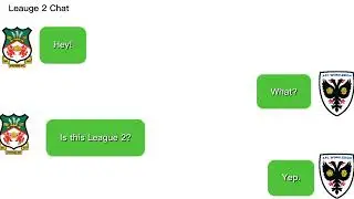 If League 2 teams had a groupchat