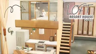 BEACH LOFT 🏝 ✈Sulani Resort Villa • Luxurious Minimalism | NoCC | Sims 4 | Stop Motion Build