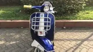 Classic Vespa VBC 150cc in Blue/White - ID: SV#0122 - www.starvespa.com