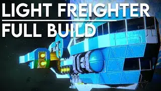 Space Engineers: How to build a Freighter! (full build)