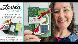 Ep 647: NEW TODAY! Fun Fold CHRISTMAS in JULY Stockings are HERE Stampin’ Up!® Stitched Season Suite