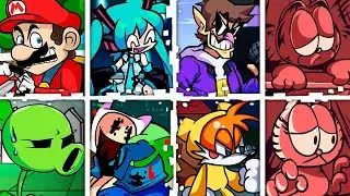 RACE TRAITORS V2 but Every Turn a Different Character Sings 🎶⚡ (FNF Mario Madness v2 )