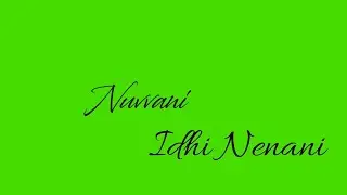 Nuvvani Idhi Nenani lyrical video song [MAHARSHI] || Green screen lyrical video songs || CIAP