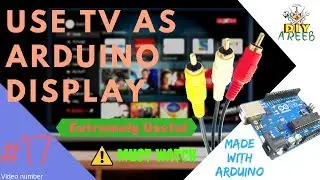 TV as Arduino Display || Extremely easy || DIYAREEB || TVout Library || in HINDI