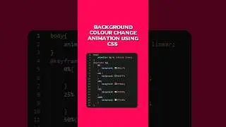 background color change using html and css 