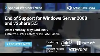 End of Support for Windows Server 2008 and vSphere 5.5