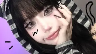 오늘은 다크해지고 싶은 날 .. 쿠로냥 메이크업 ₍˄·͈༝·͈˄₎◞🖤☠️