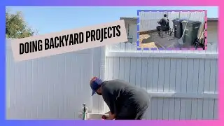 DIY Landscaping - Backyard yard landscaping continued.