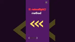 13. reduceRight method - Array methods in JavaScript (Part-13)| JavaScript Tutorial in 1 minutes #47