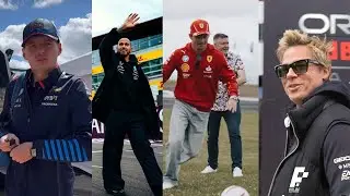 Leclerc plays football | Brad Pitt at Silverstone | Behind the camera