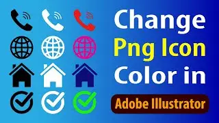 How to Change Icon's Color in Illustrator 2024.
