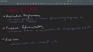 Users of DBMS | Database Administrator | Database Users | DBMS Tutorial for Beginners Part 8