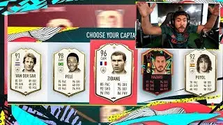 OMG 4 ICONS IN 1 DRAFT! GF OPENS REWARDS! FIFA 20