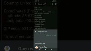 How to detect ip address location on Android