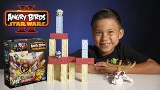 Jenga JEDI BATTLE GAME - Angry Birds STAR WARS II - Toys 