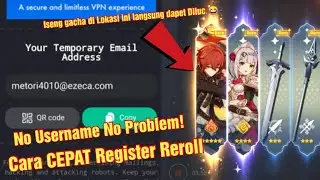 Cara CEPAT Register Akun Reroll + Cara Unbind/Ganti Email Genshin Impact
