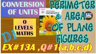 Ex#13A Q#1(a,b,c,d)|Solution                D1Oxford ( NSM)  Mathematics|Olevels,IGCSE|#sazchannel