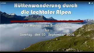 Lechtaler Höhenweg 2016