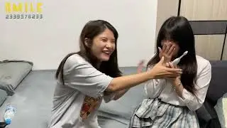SMILEJK静静与六六挠痒痒视频 Asian Girl Jingjing and Liuliu Tickle Video