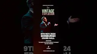The Vintage Explosion live in Edinburgh 9th Nov 2024 #thevintageexplosion #edinburgh #usherhall