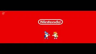 The Super Mario Bros. Movie - Nintendo Logo Intro (Splatoon Version) - Sprite Animation