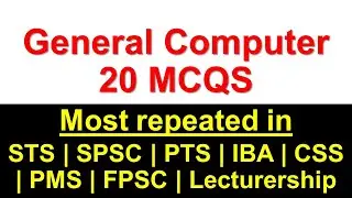 20 mcqs lecturer ship most repeated SPSC| FPSC | CSS | PMS | Lecturership | STS