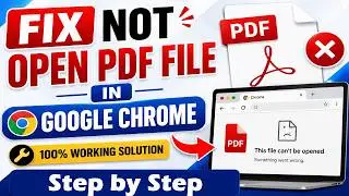 How to Fix PDF Files Not Opening in Google Chrome: Step-by-Step Guide
