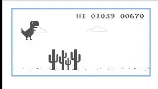Dinosaur Game.I broke my record.