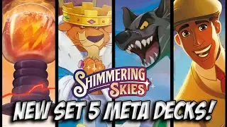 NEW META DECKS SHOWING UP & WINNING IN MAJOR TOURNAMENTS! Disney Lorcana Set 5 Meta Report