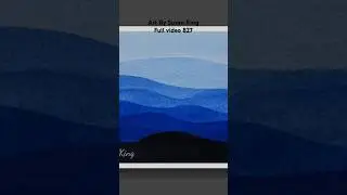 #shorts Beautiful Blues Watercolour Full video 827