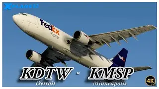 X-PLANE 12 LIVE | iniBuilds A300(F) | Detroit - Minneapolis | VATSIM (GOPAC Go! Event)