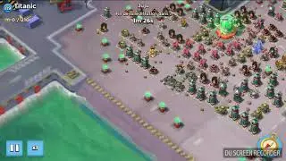 Boom beach-les cornichons-Forteresse-Titanic solo zooka with sgt Brick