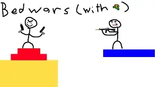 Playing Bedwars armed!