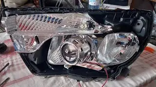 Big release. Complete disassembly of Lada Vesta headlights. Installation of Ronan Bi-Modules.
