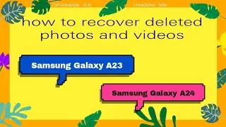 How to recover Deleted photos and videos Samsung Galaxy A23/// Mimies_Kitchen