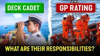 What is the Responsibility differences between GP Rating and Deck Cadet?(2025)