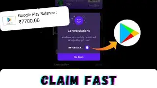FREE PLAY STORE REDEEM CODE 🤯 GLITCH !!
