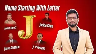Names Starting with Letter 