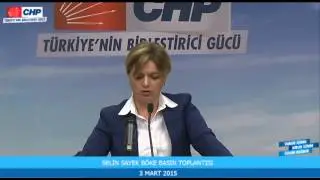 SELİN SAYEK BÖKE BASIN TOPLANTISI 02/03/2015