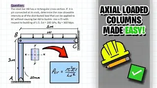 Intro to Column Analysis and Critical Axial Loads!