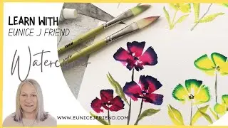 Unlock the Secrets of Watercolour Flower Art with the Dagger Brush!