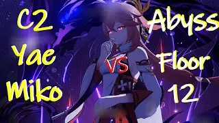Spiral Abyss 4.4 - floor 12 with Yae Miko C2