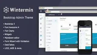 Wintermin - Bootstrap Admin Theme | Themeforest Website Templates and Themes